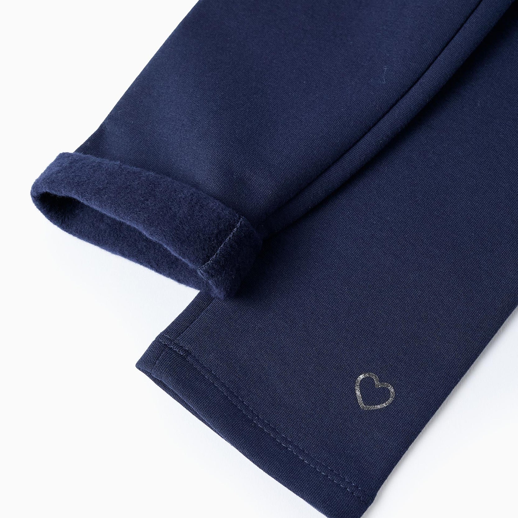 Brushed Leggings for Girls, Dark Blue