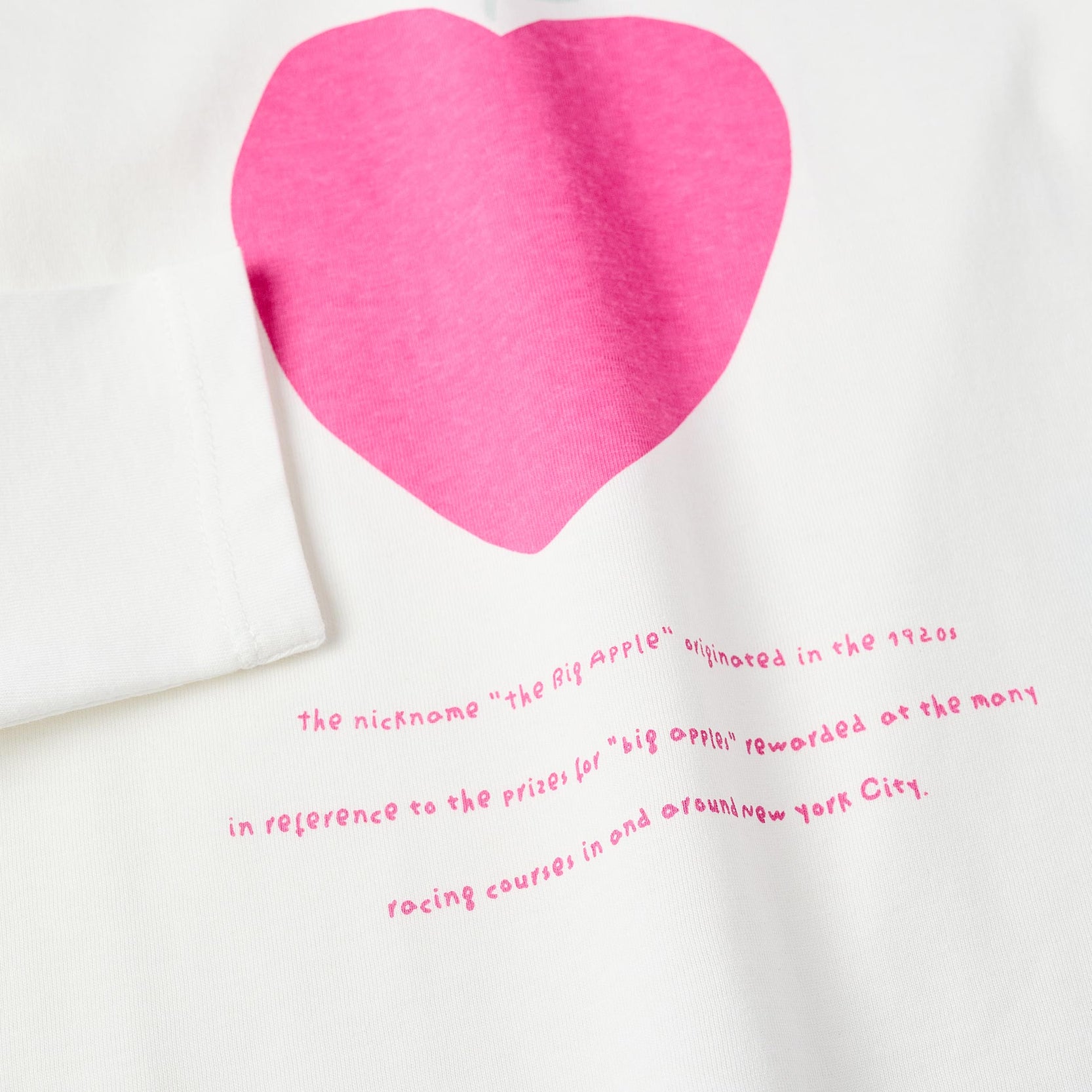 Long Sleeve T-shirt for Girls 'Big Apple', White