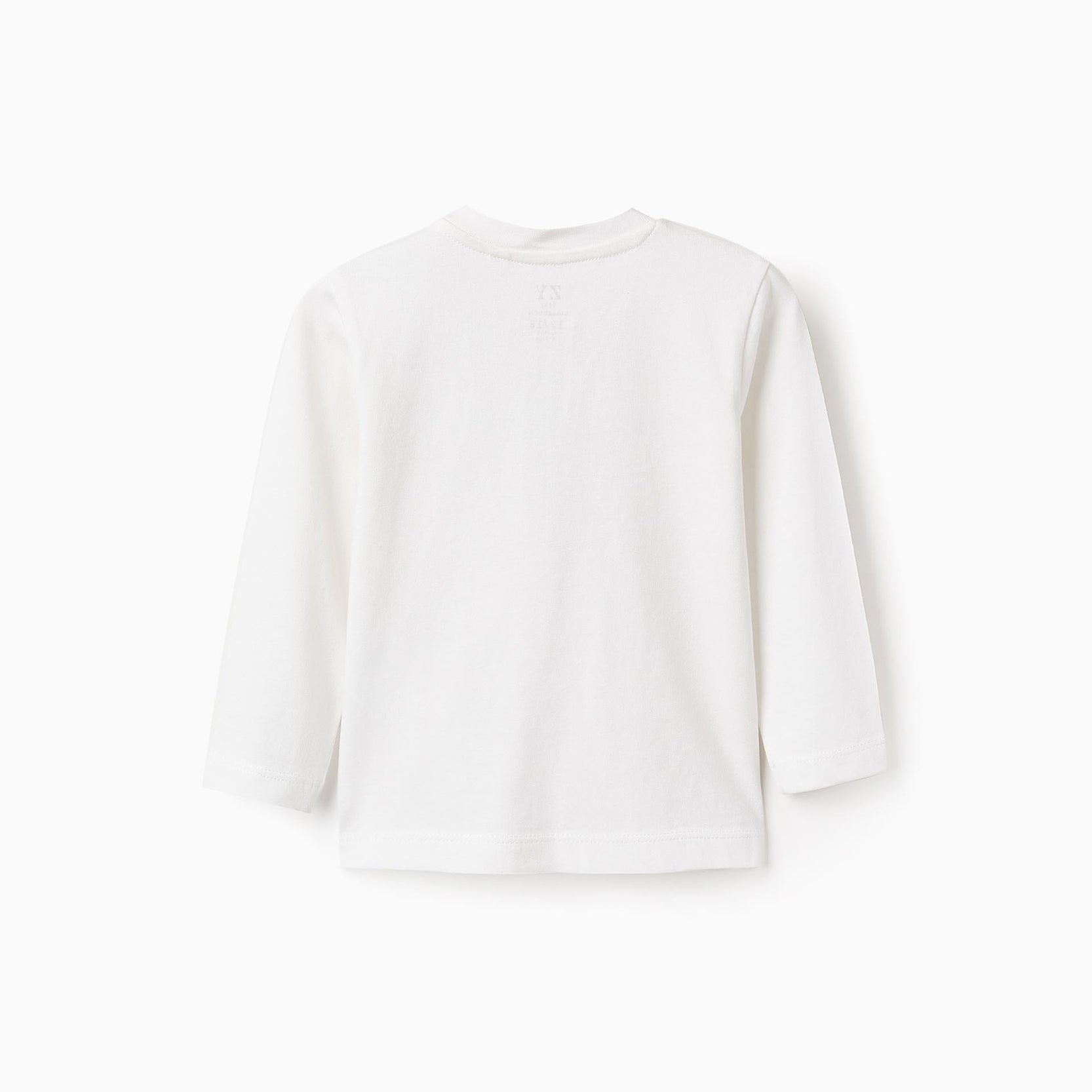 Long-sleeved T-shirt for Baby Boys 'Friendship', White