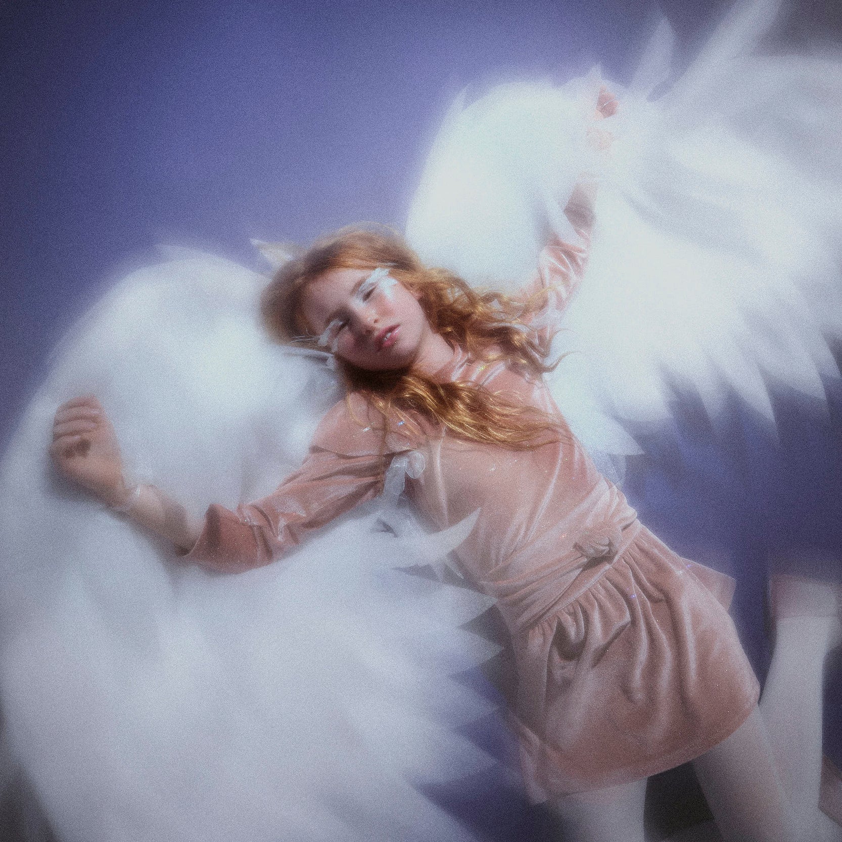 Velour Skirt with Sparkles for Girls, Pink