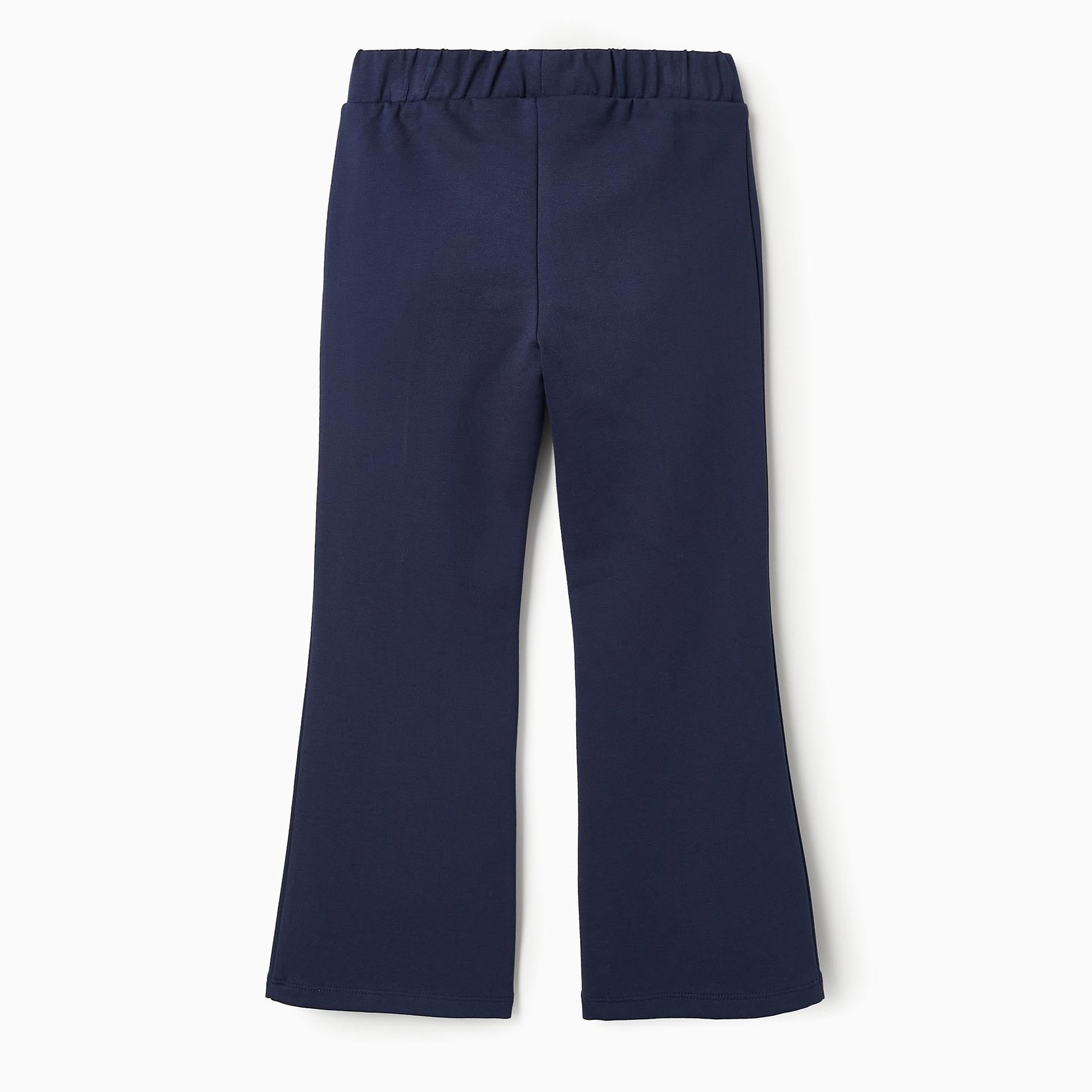 Flare Ponte Roma Trousers for Girls, Dark Blue