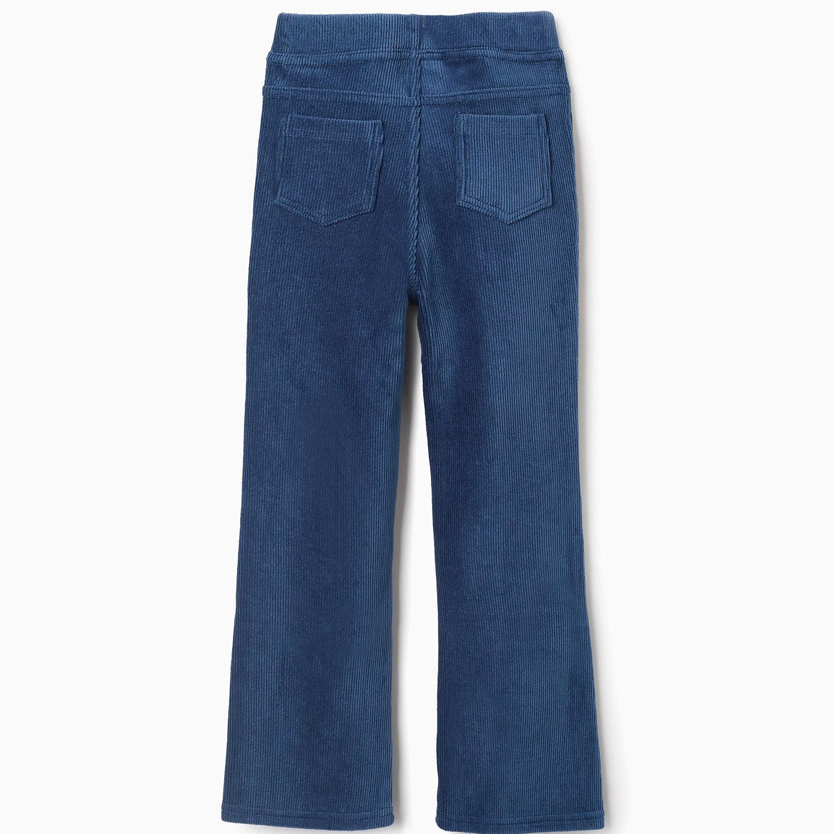 Corduroy Flare Jeggings for Girls, Turquoise
