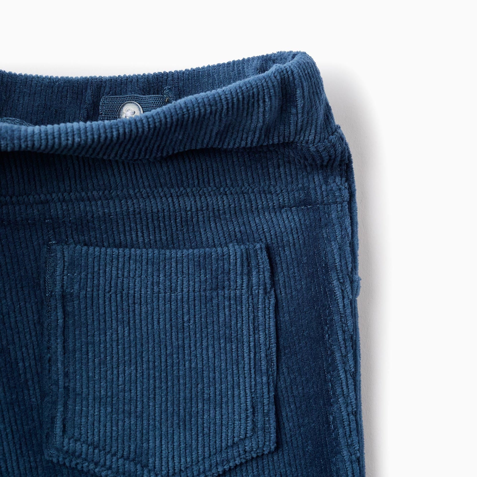 Corduroy Flare Jeggings for Girls, Turquoise