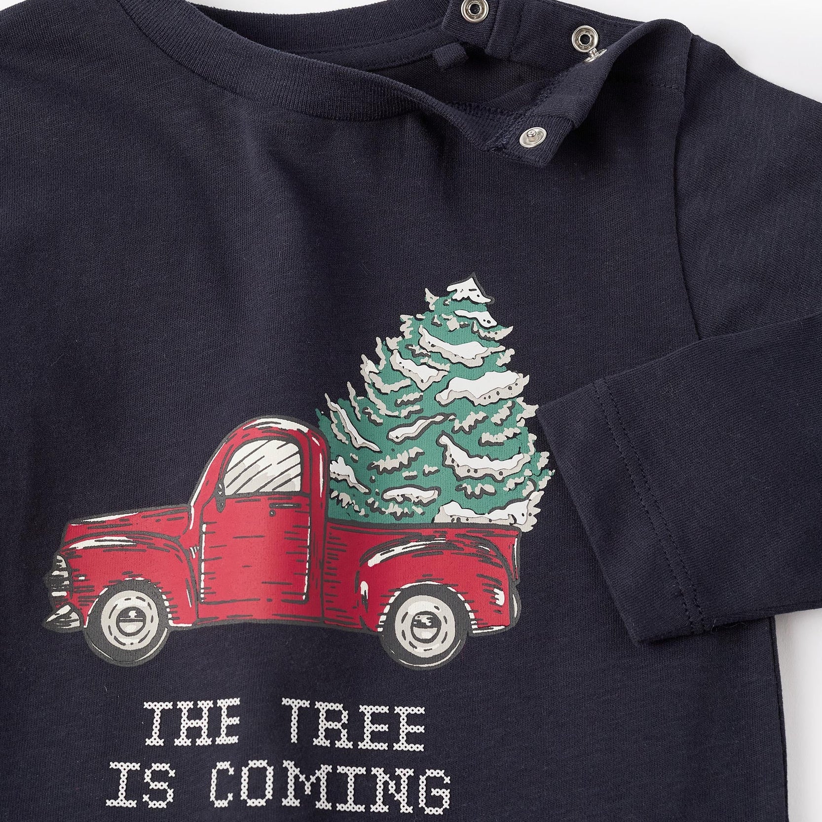 Christmas T-shirt for Baby Boys 'X-Mas Tree', Dark Blue