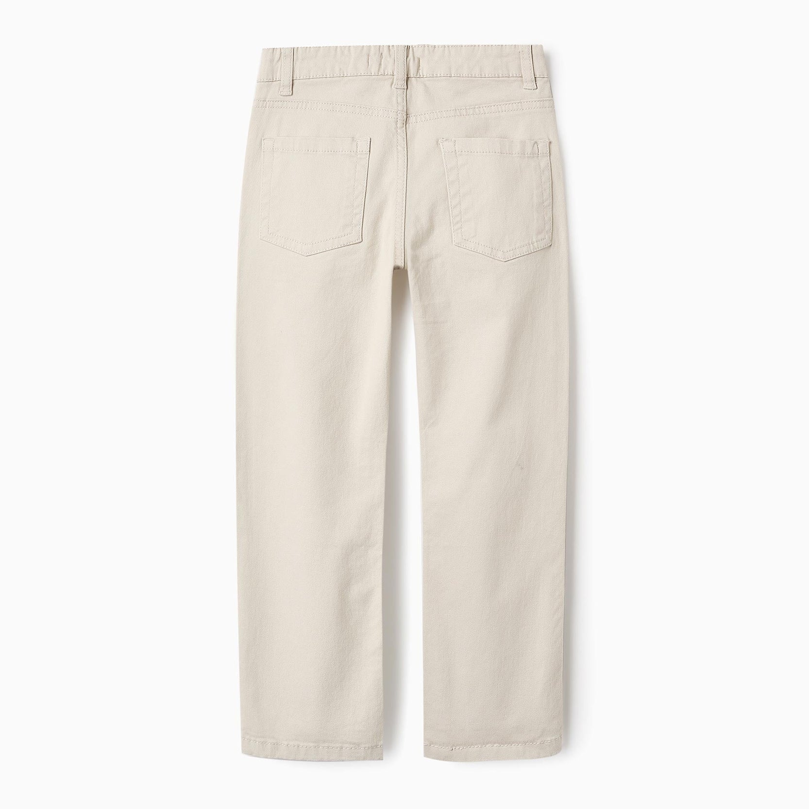 Twill Trousers for boys 'Slim Fit', Beige