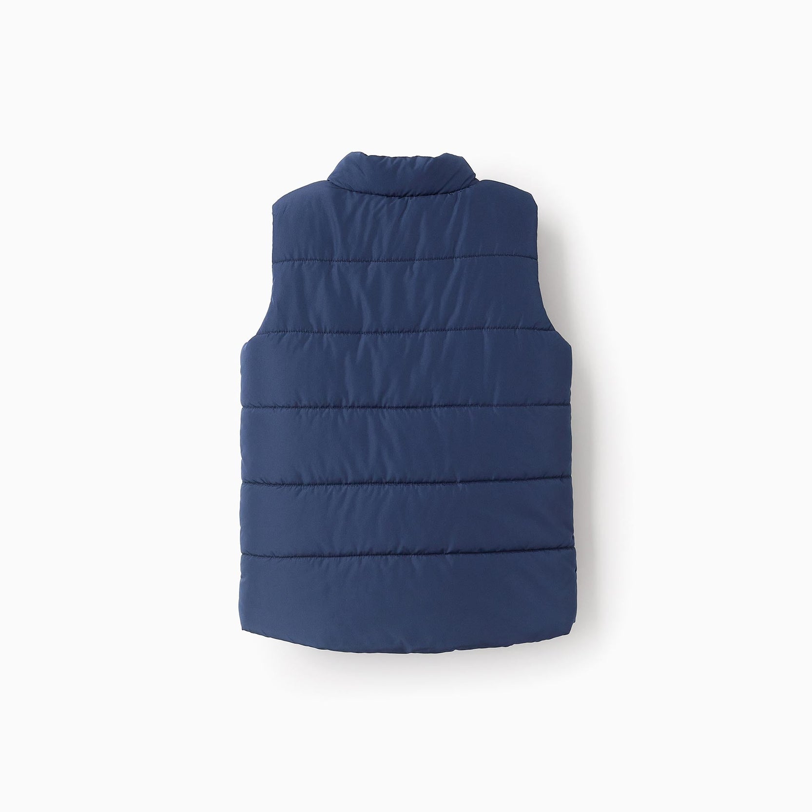 Padded Gilet with Polar Lining for Boys, Dark Blue