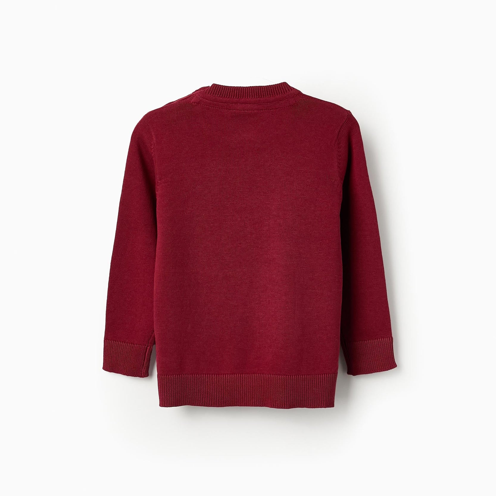 Fine Jumper for Baby Boys, Burgundy