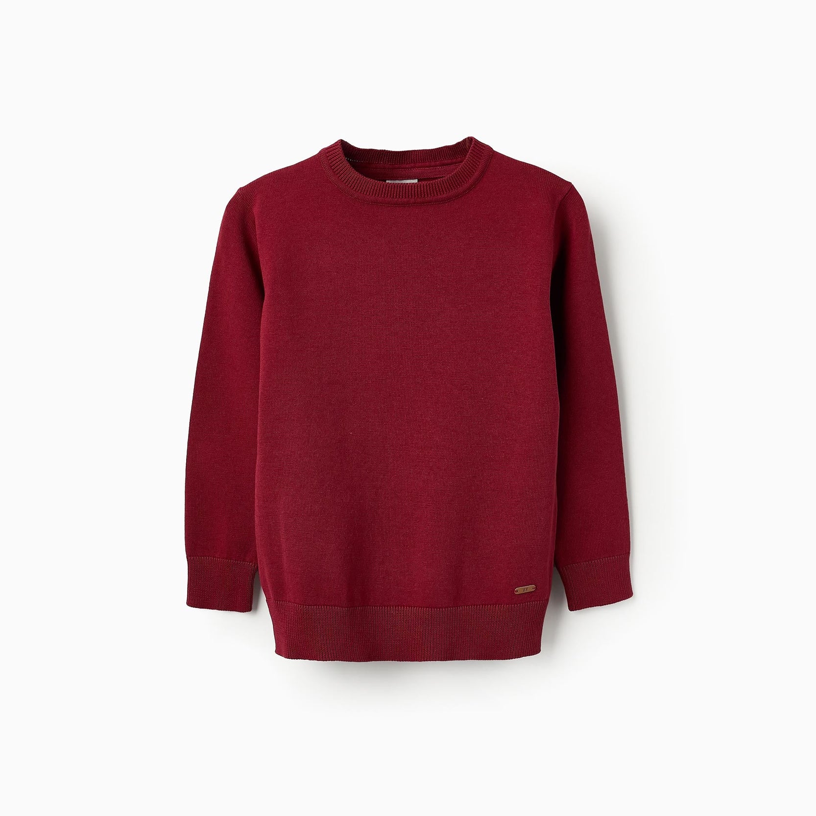 Fine Jumper for Boys, Burgundy