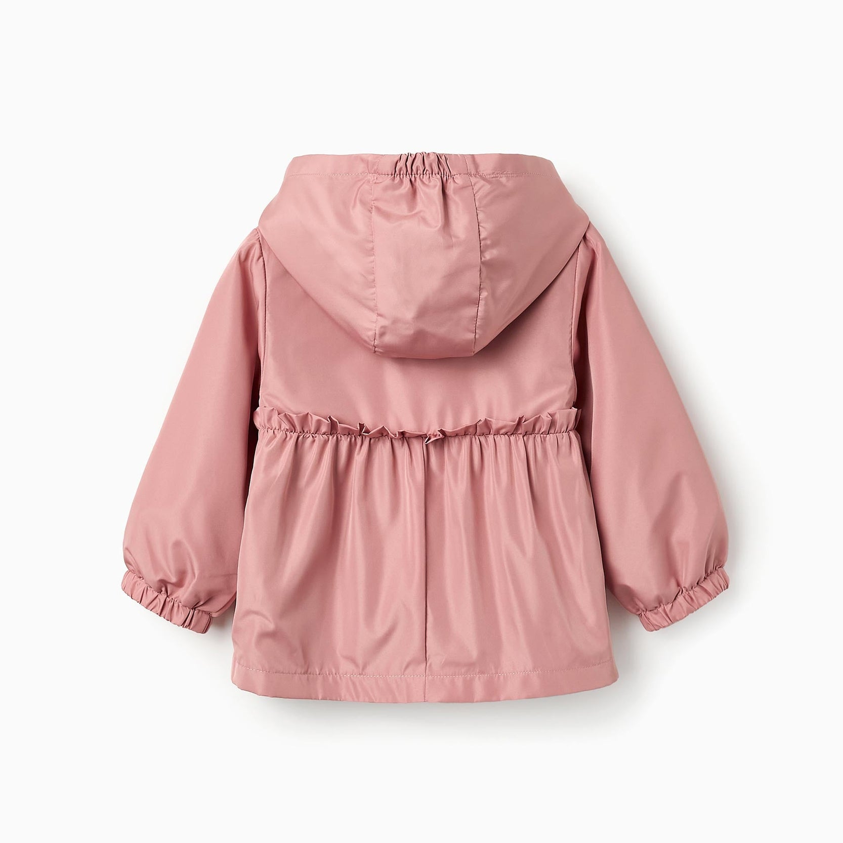 Hooded Windbreaker for Baby Girls, Pink