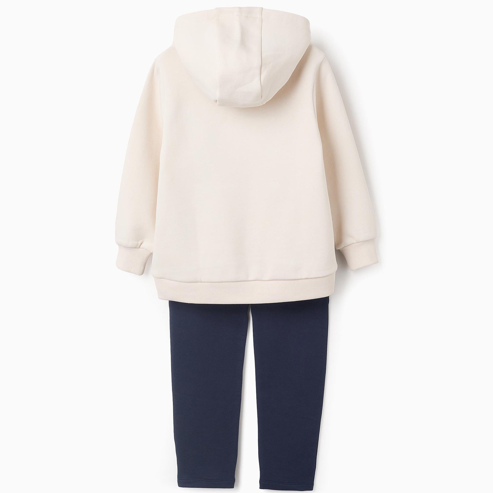 Sweatshirt+ Brushed Leggings for Girls 'Art Club', Beige/Blue
