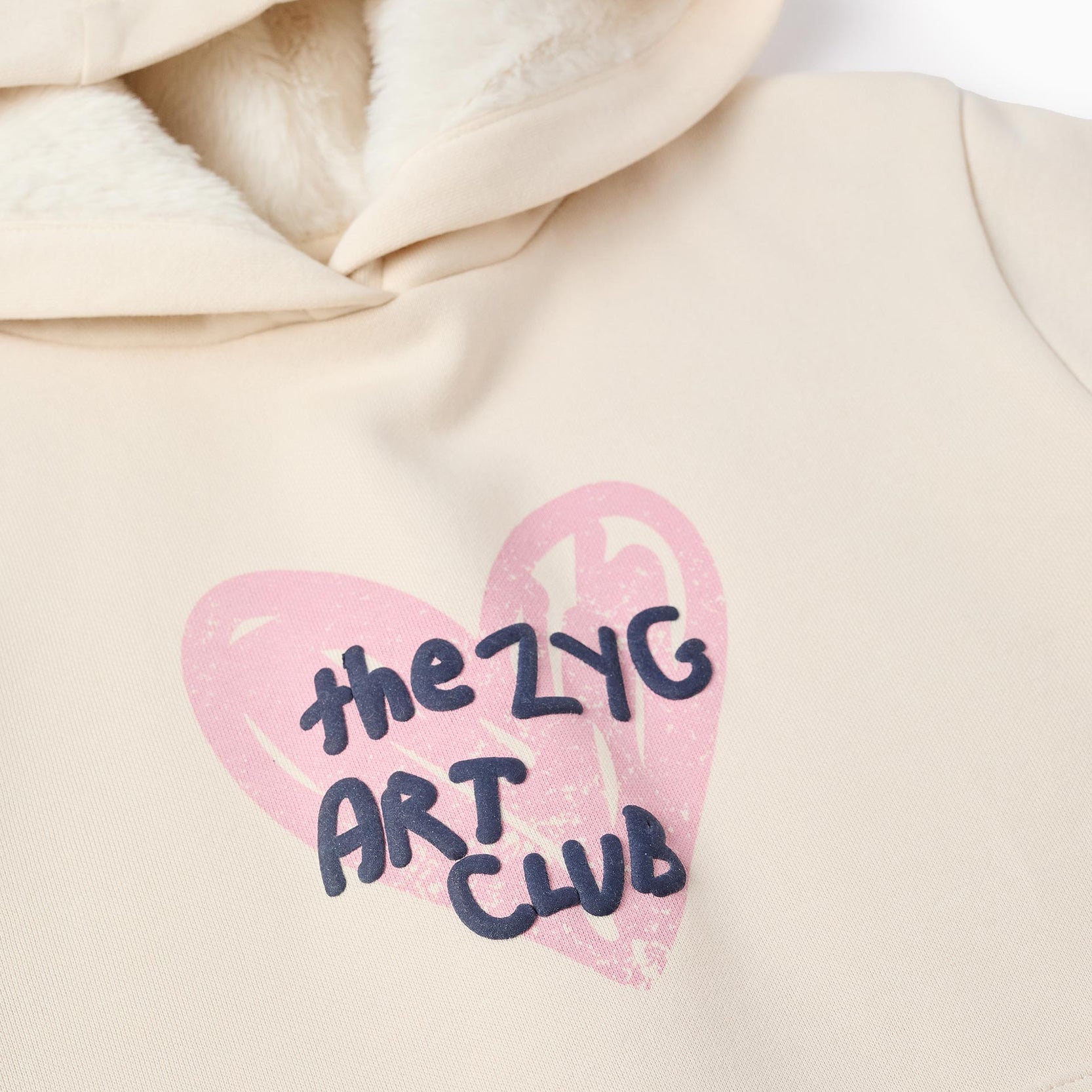 Sweatshirt+ Brushed Leggings for Girls 'Art Club', Beige/Blue