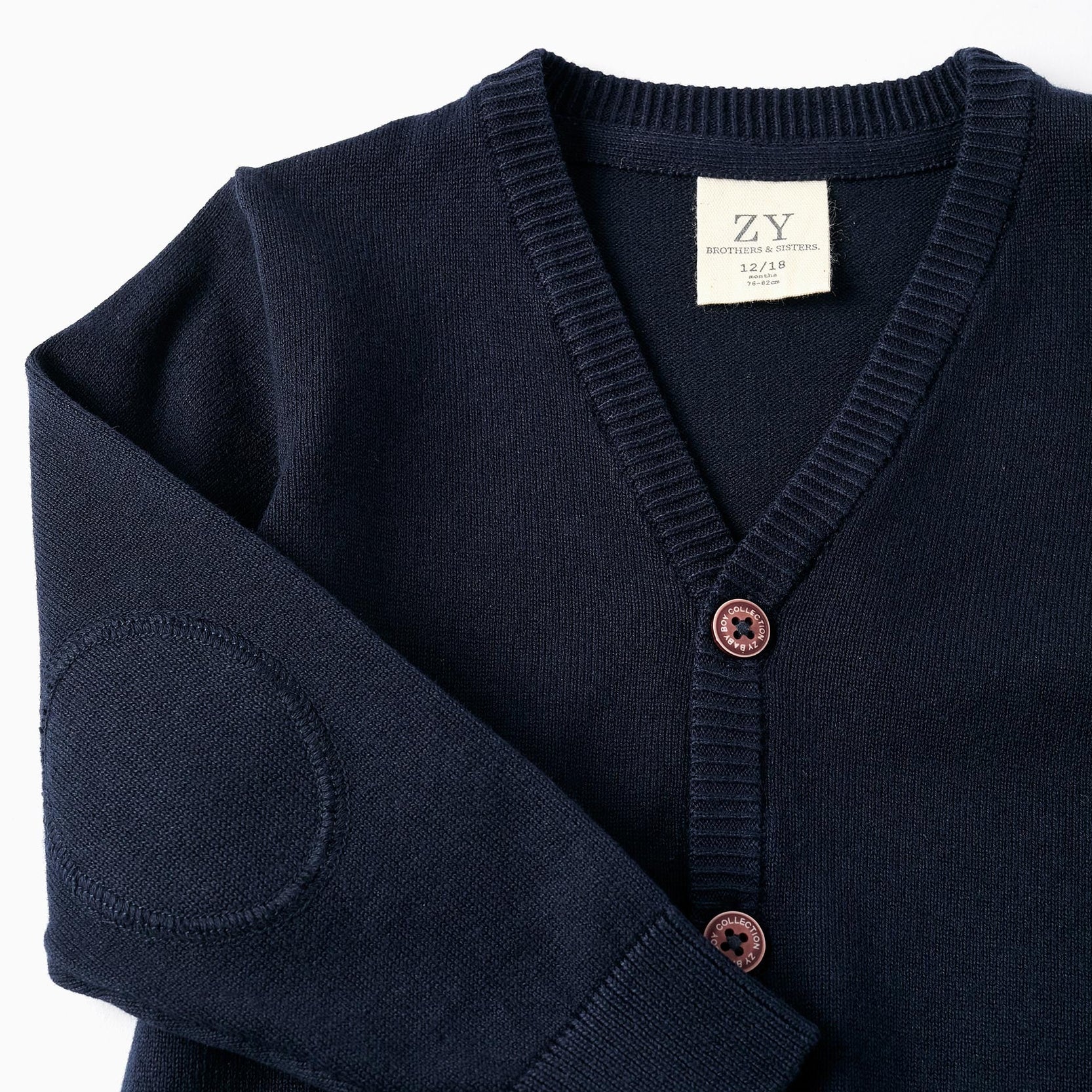 Cardigan for Baby Boys, Dark Blue