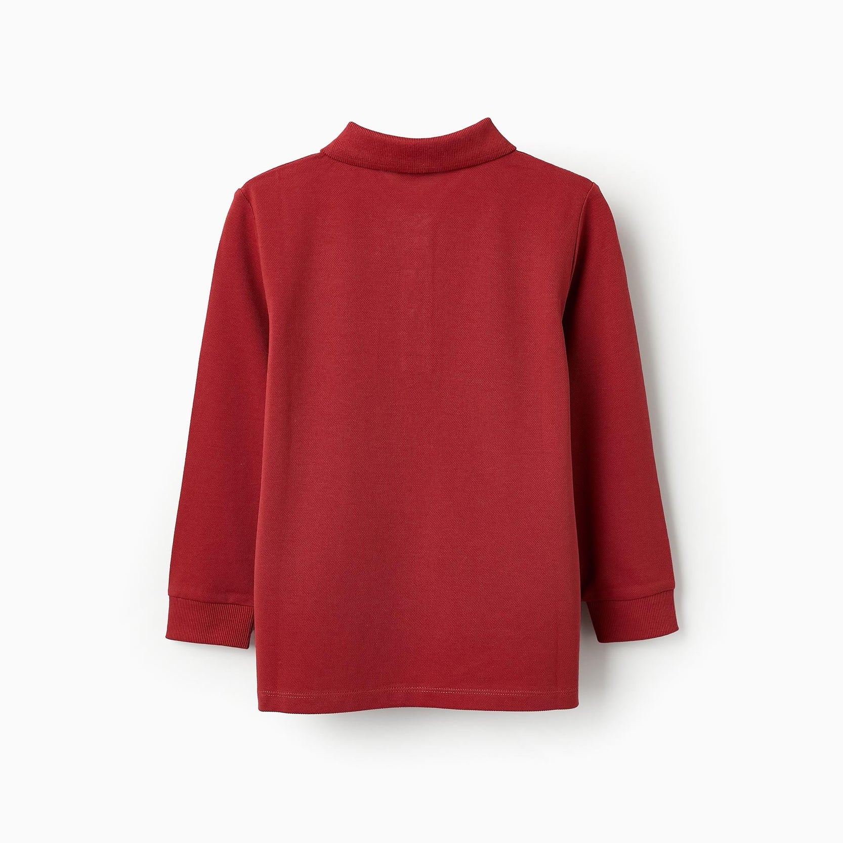 Long Sleeve Polo Shirt for Boys, Orange