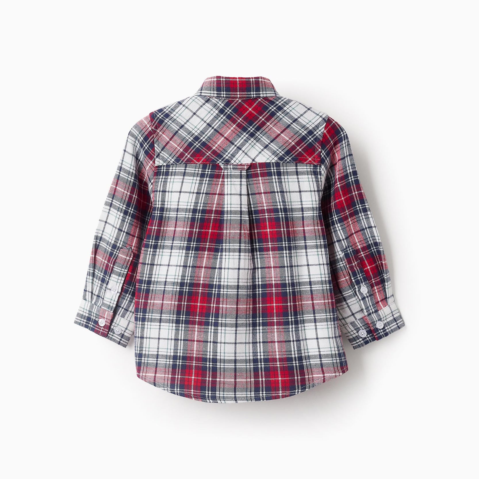 Flannel Checked Shirt for Baby Boys, Multicolour