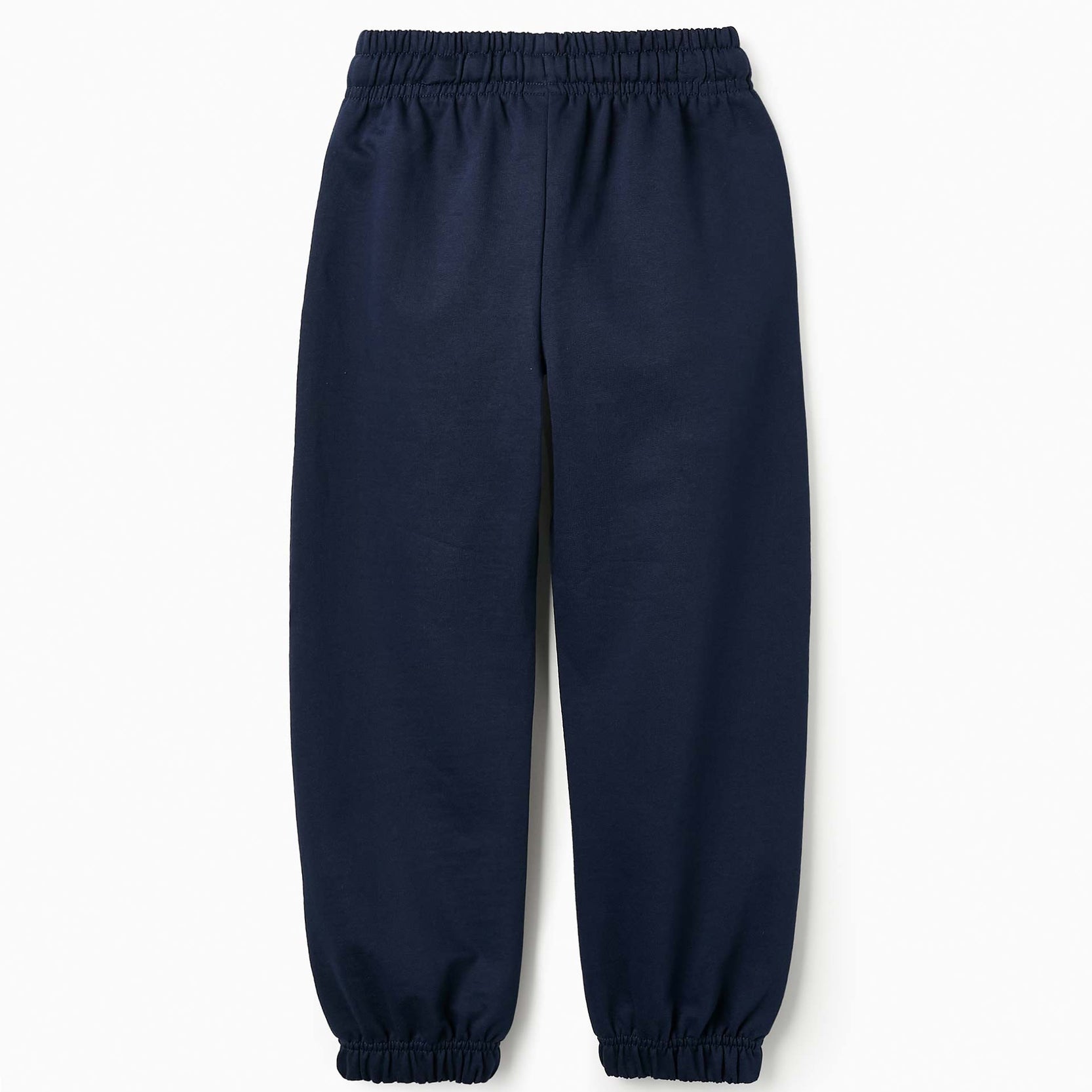 Cotton Joggers for Girls, Dark Blue