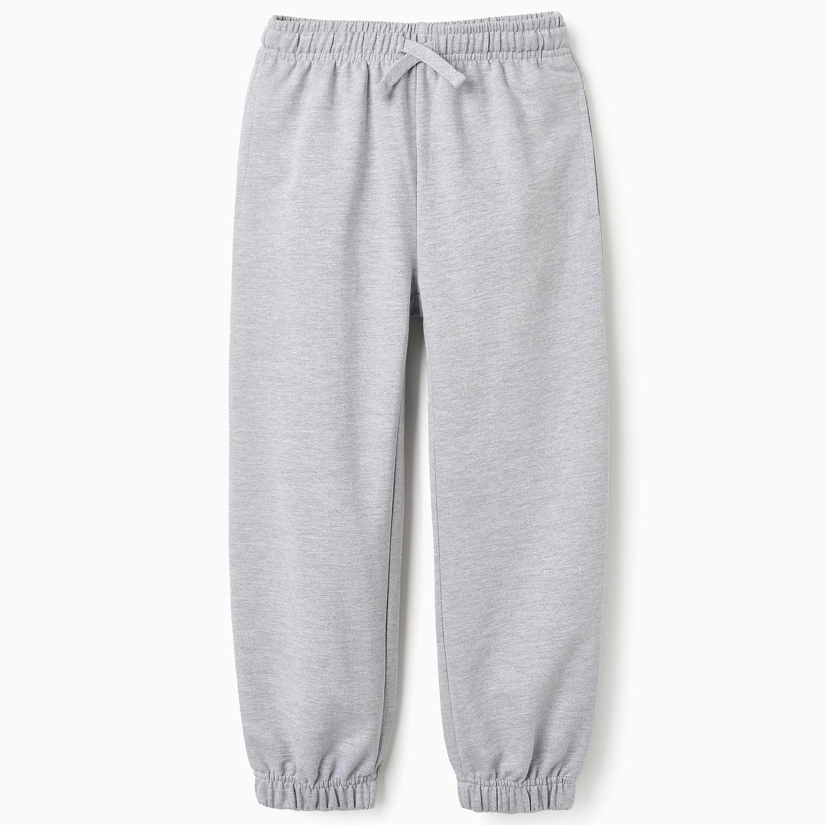 Cotton Joggers for Girls, Grey