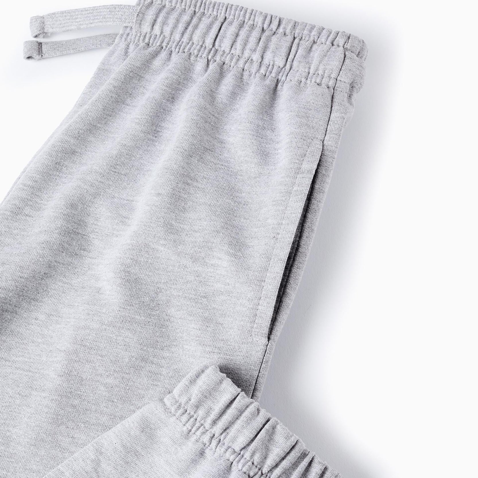 Cotton Joggers for Girls, Grey