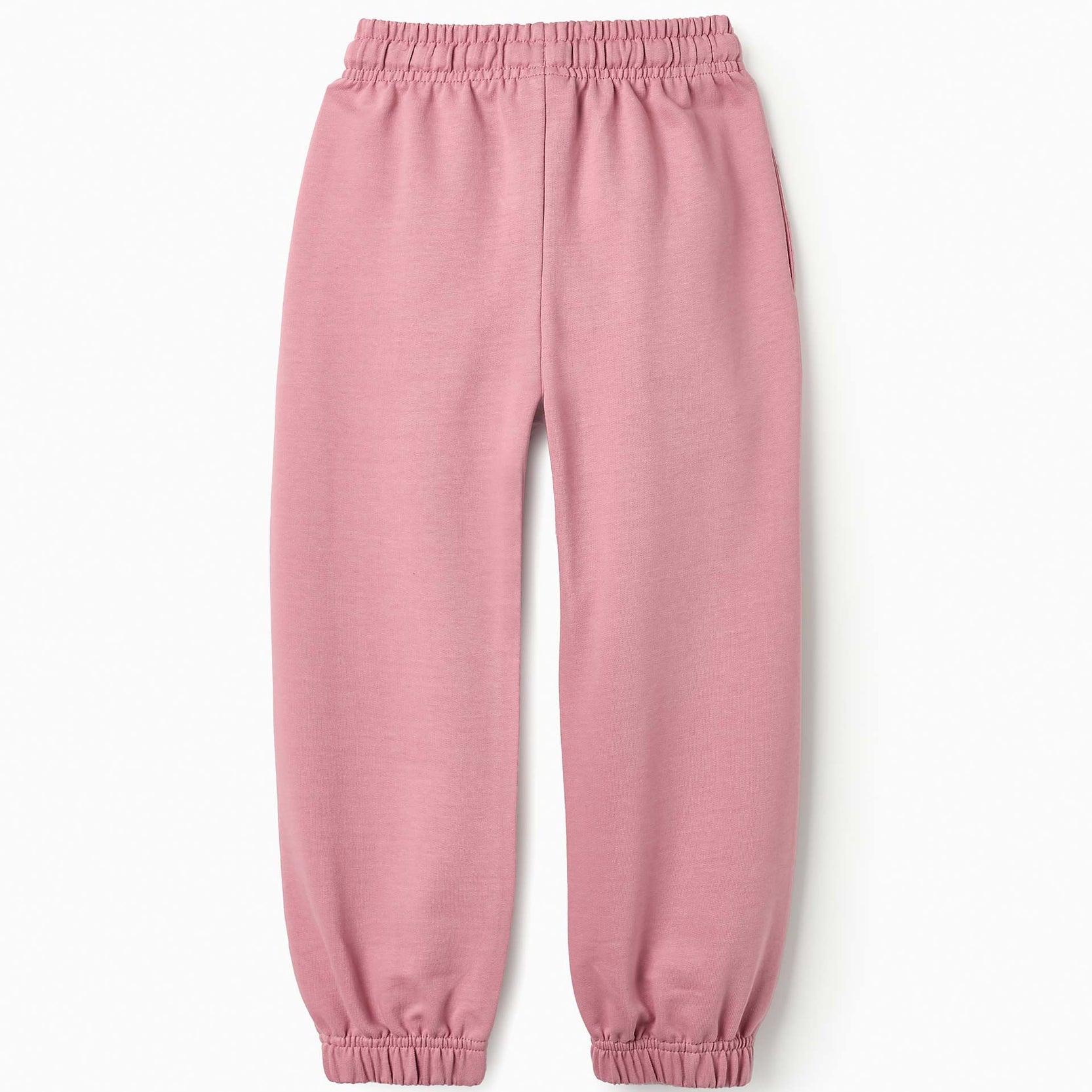 Cotton Joggers for Girls, Pink
