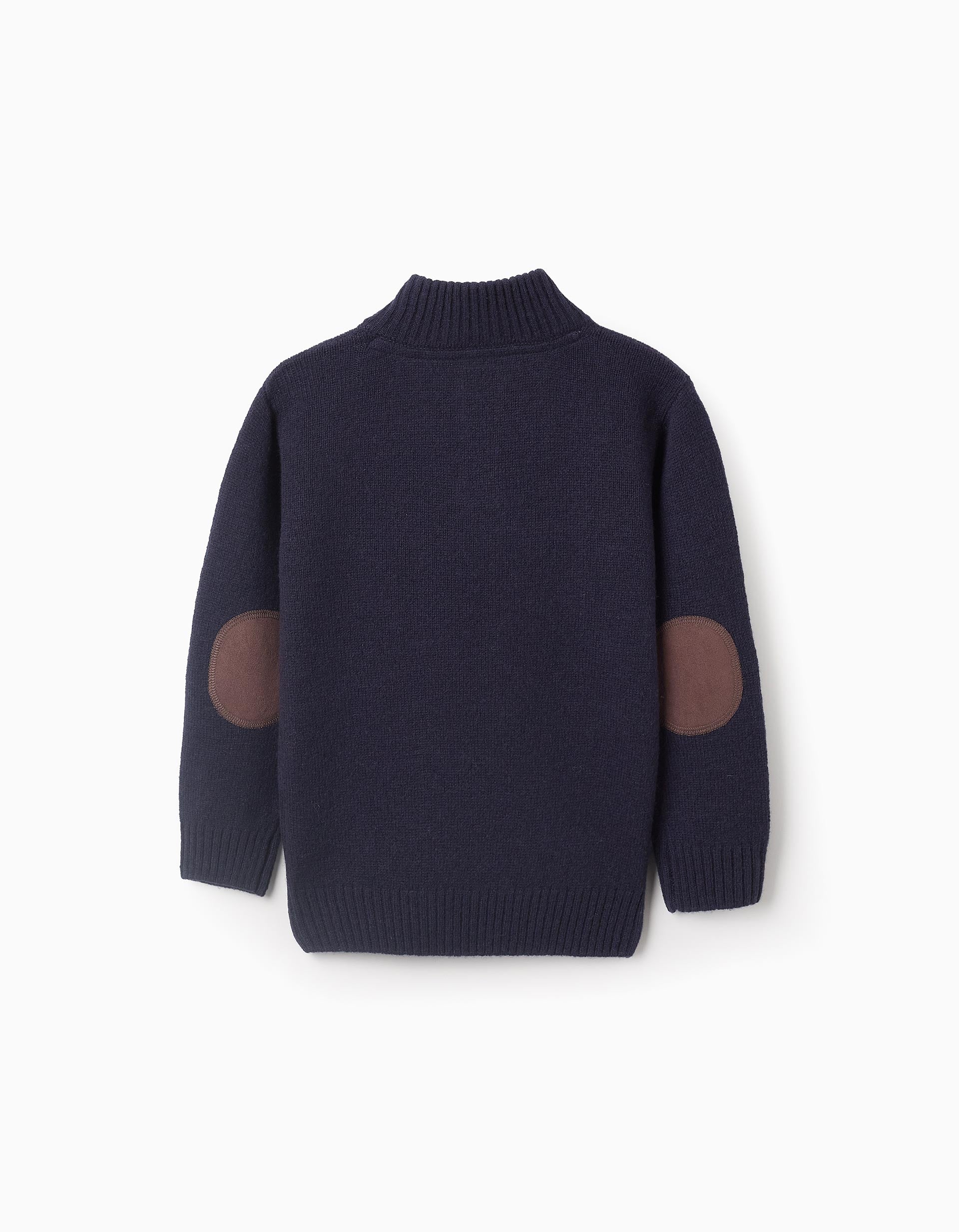 Wool Jumper for Boys, Dark Blue