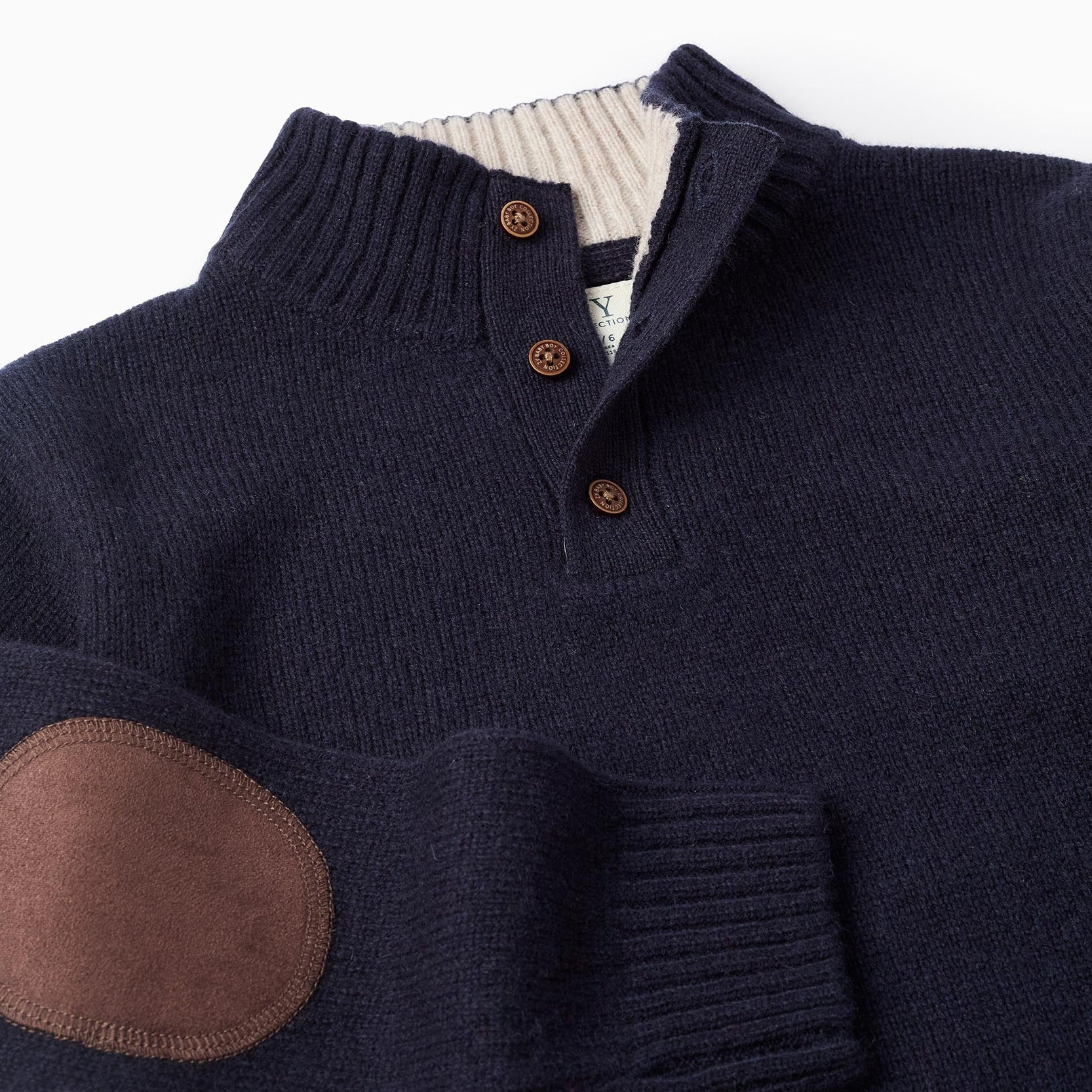 Wool Jumper for Boys, Dark Blue