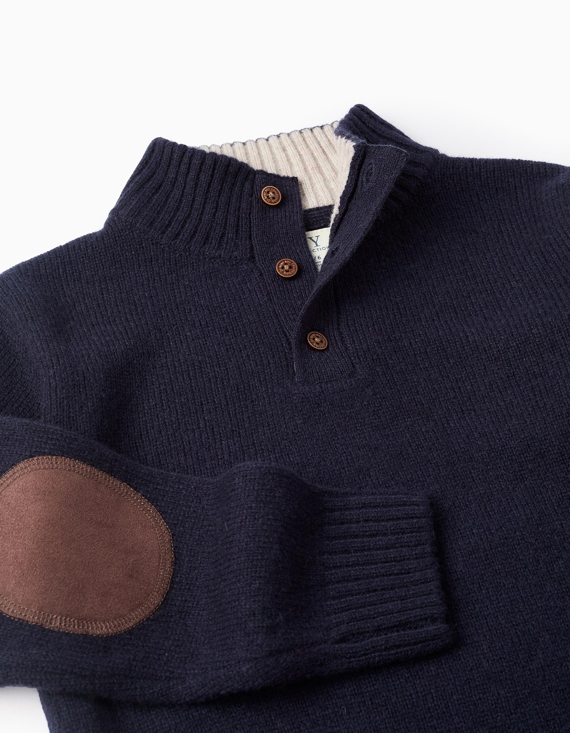 Wool Jumper for Boys, Dark Blue