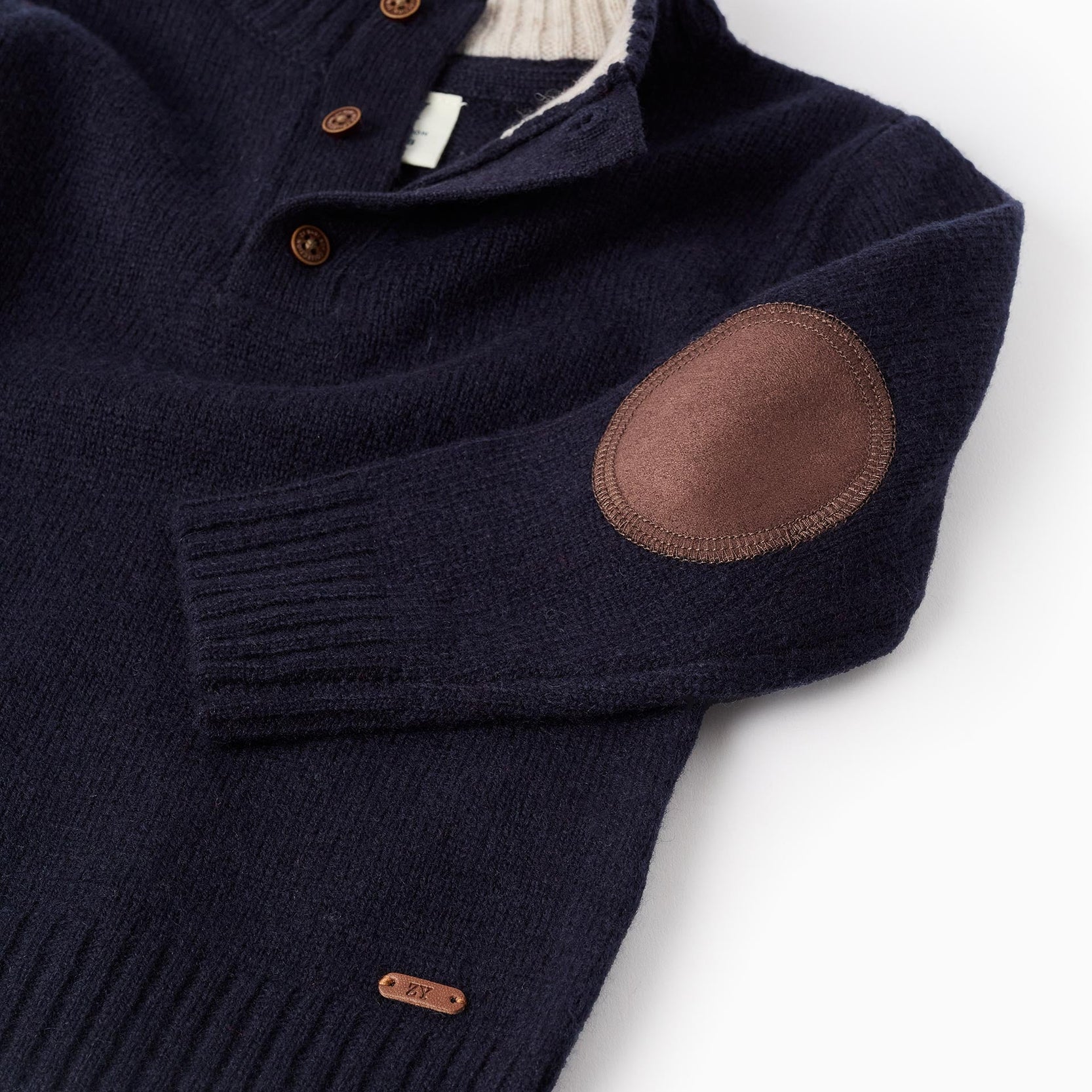 Wool Jumper for Baby Boys, Dark Blue