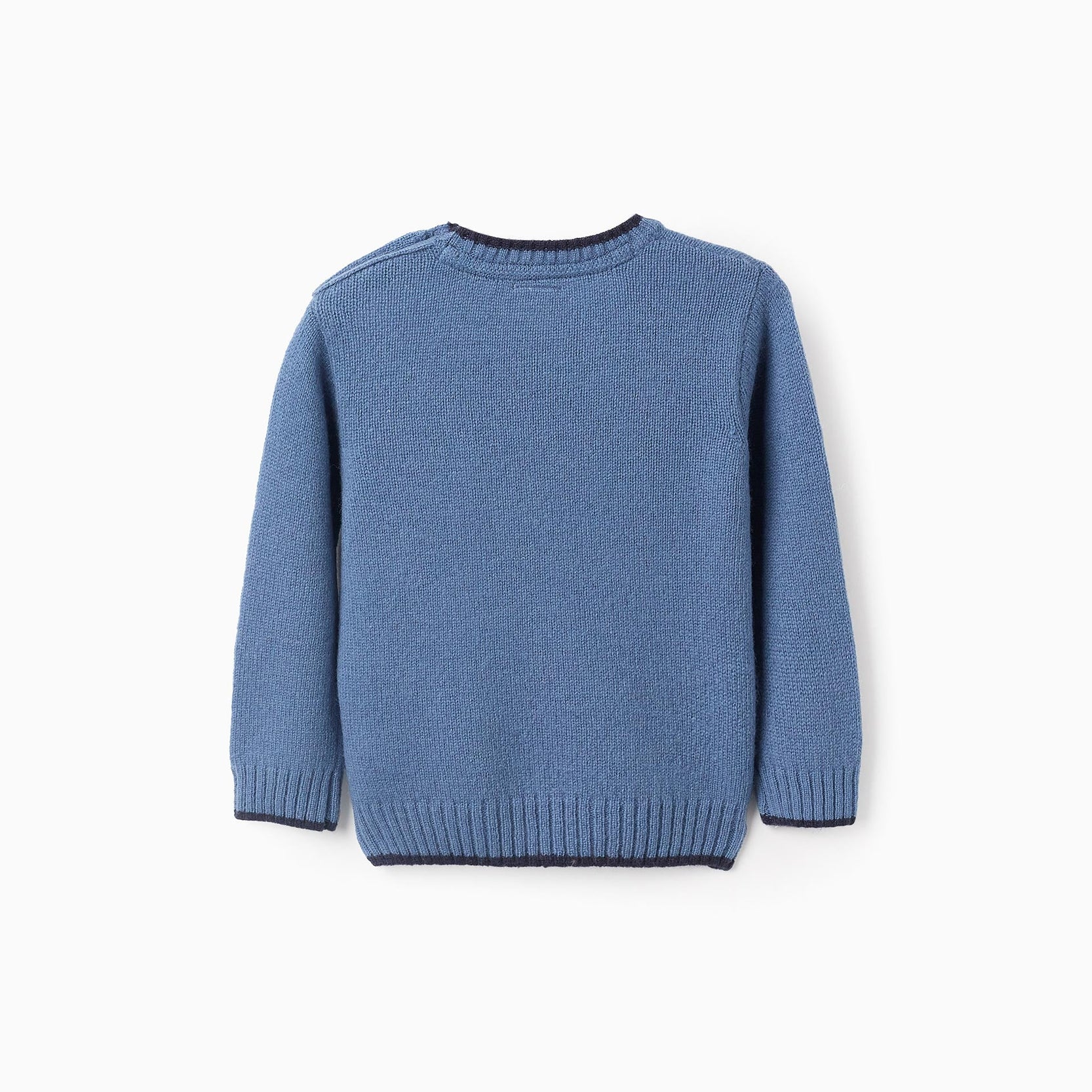 Jumper in Wool Blend for Baby Boys 'B&S', Blue