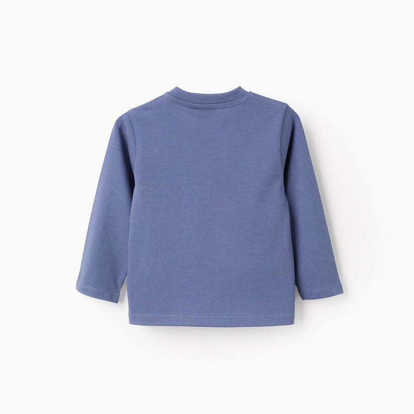 Long Sleeve T-shirt for Baby Boys 'Snoopy', Blue