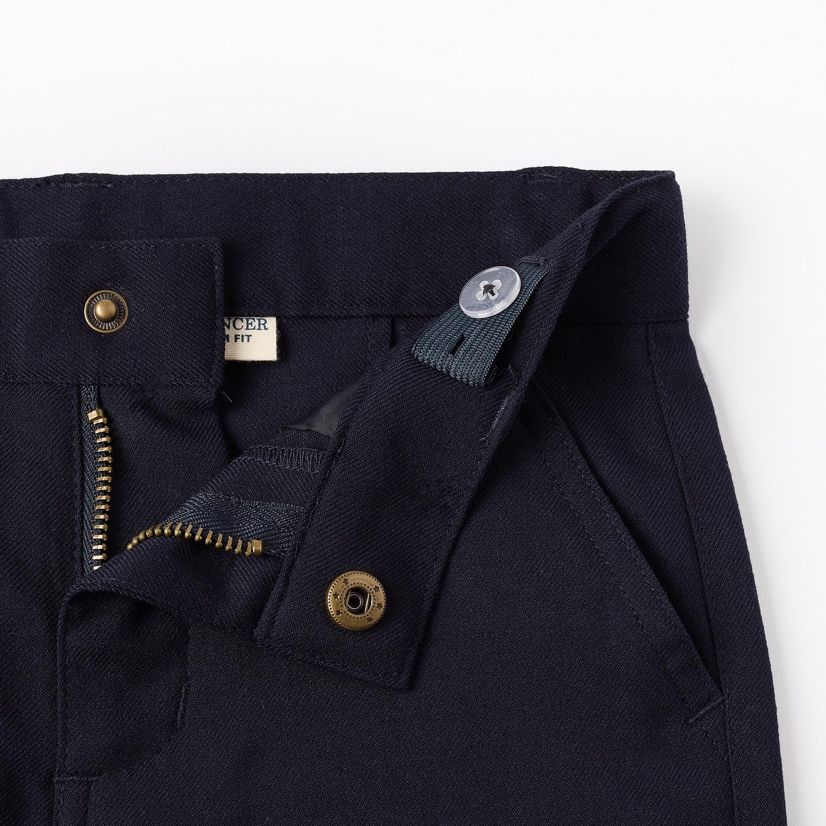 Slim Chino Trousers for Boys 'B&S', Dark Blue