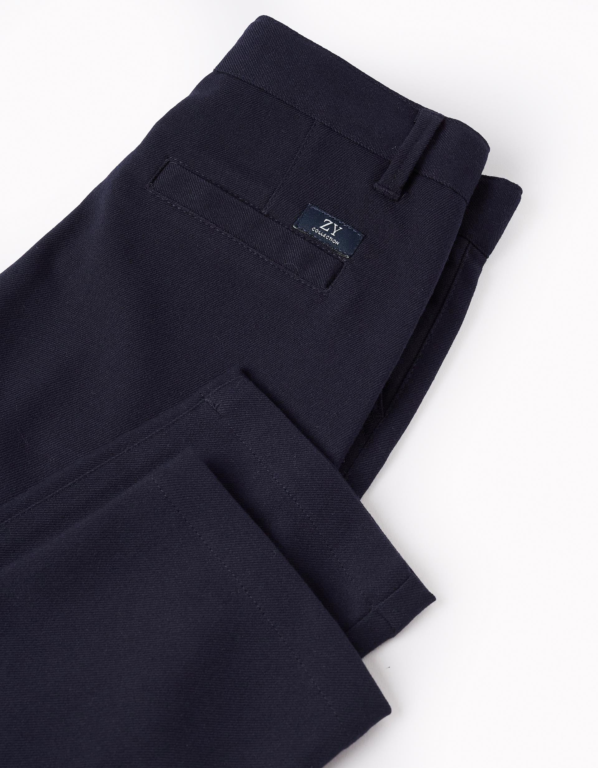 Slim Chino Trousers for Boys 'B&S', Dark Blue