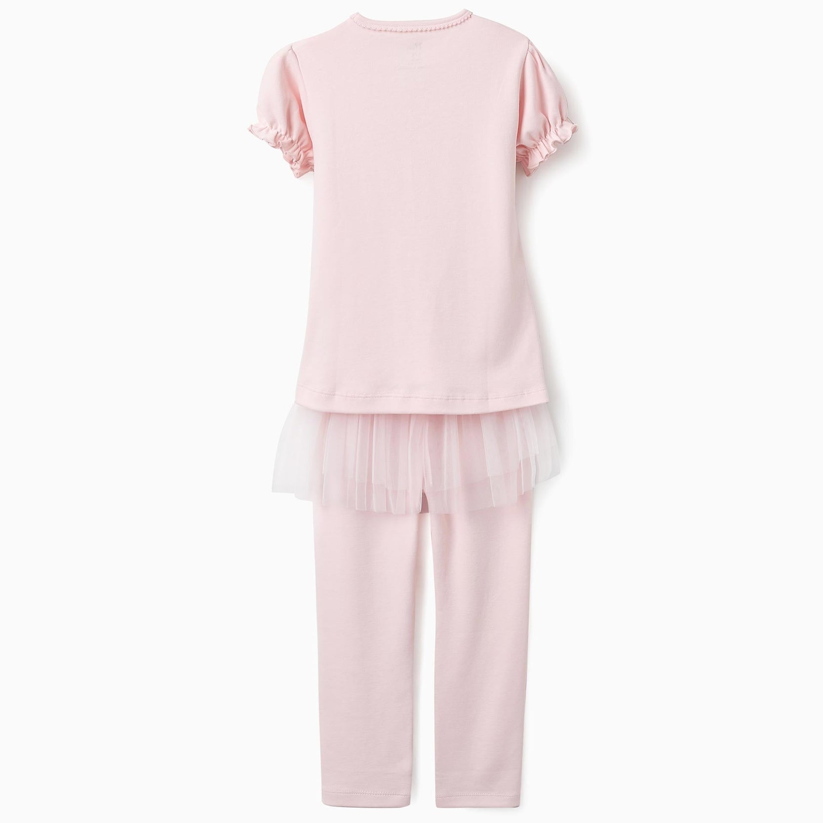 Glow in the Dark Pyjama with Tulle Skirt for Girls 'Sleep', Pink