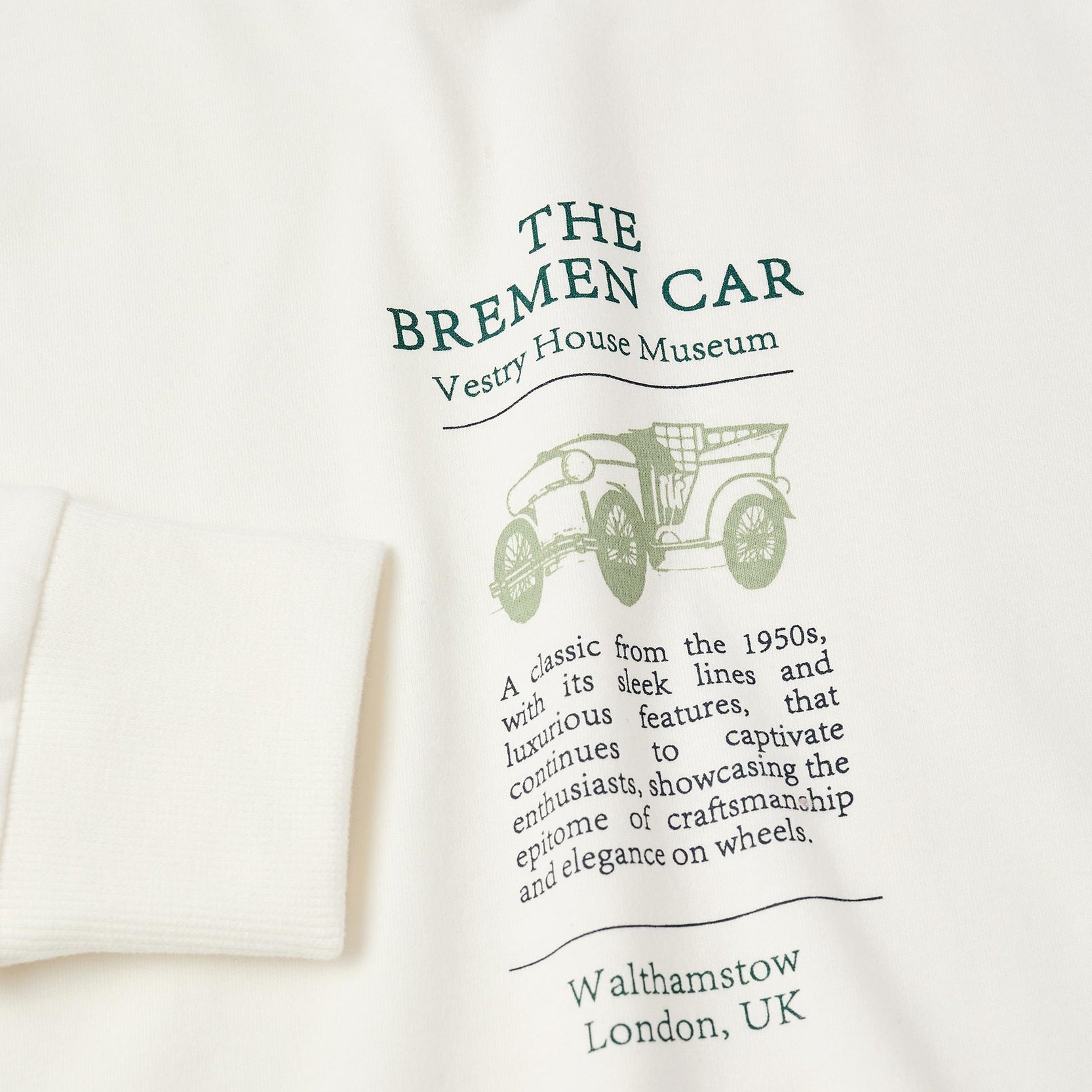Long Sleeve T-shirt for Boys 'Bremen Car', White