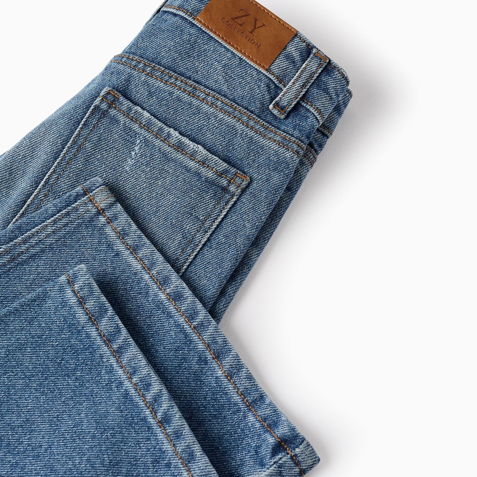 Denim Trousers for Girls 'Wide Leg', Blue