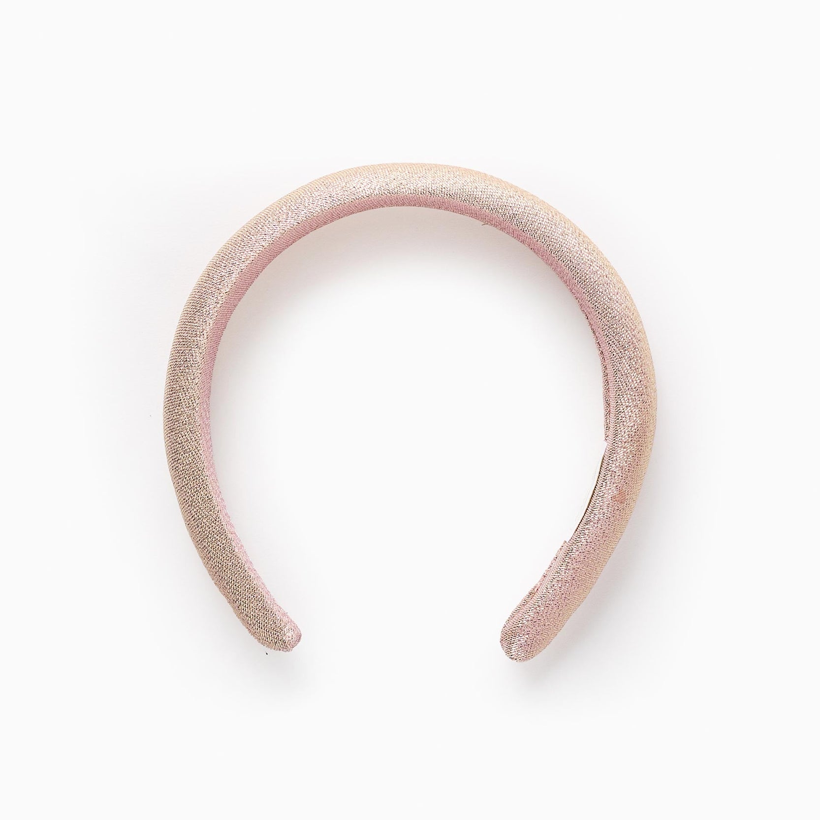 Shiny Headband for Babies and Girls, Pink Gold