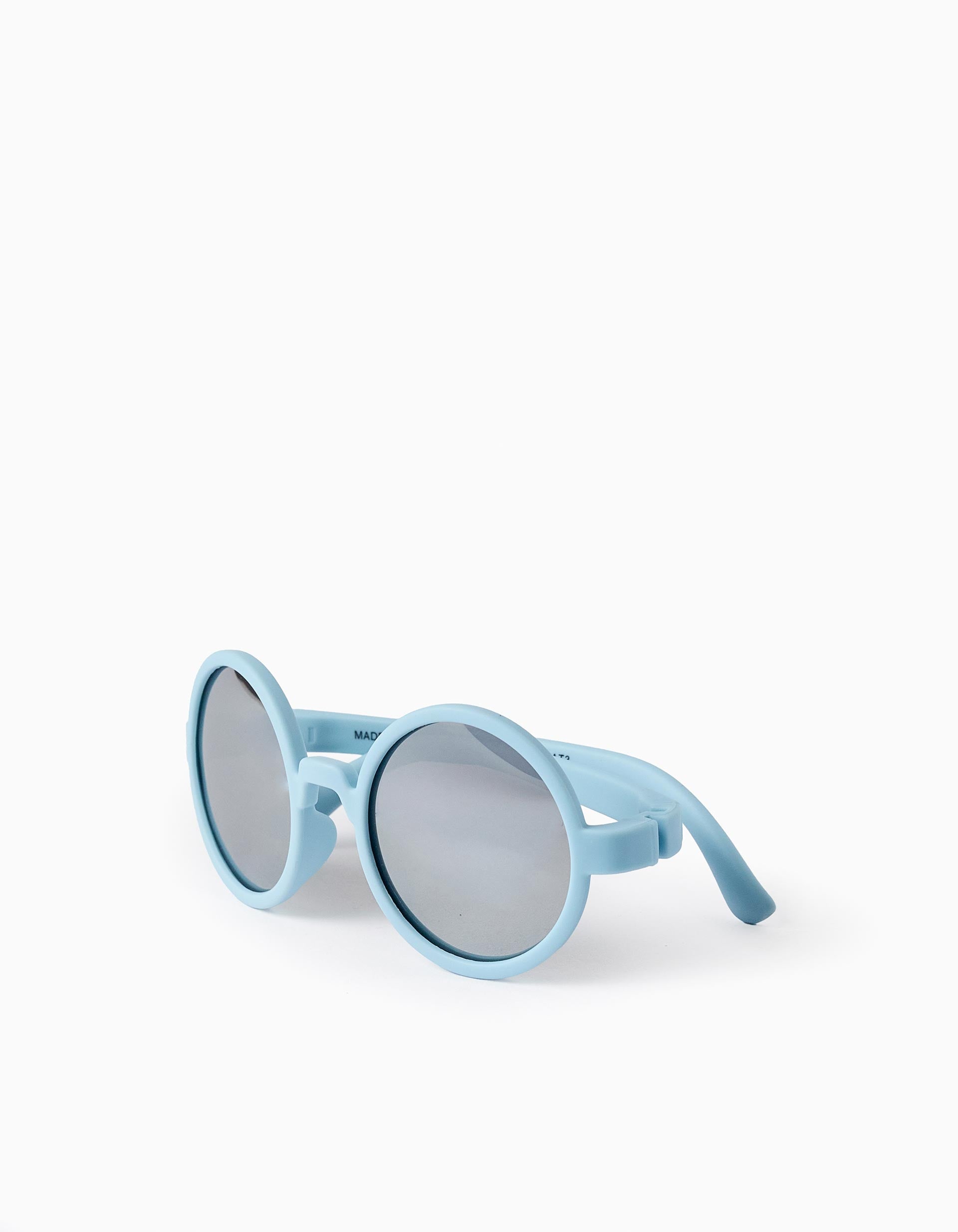 Ultraflex Round Level 3 UV Sunglasses for Children 3-5-Y, Light Blue