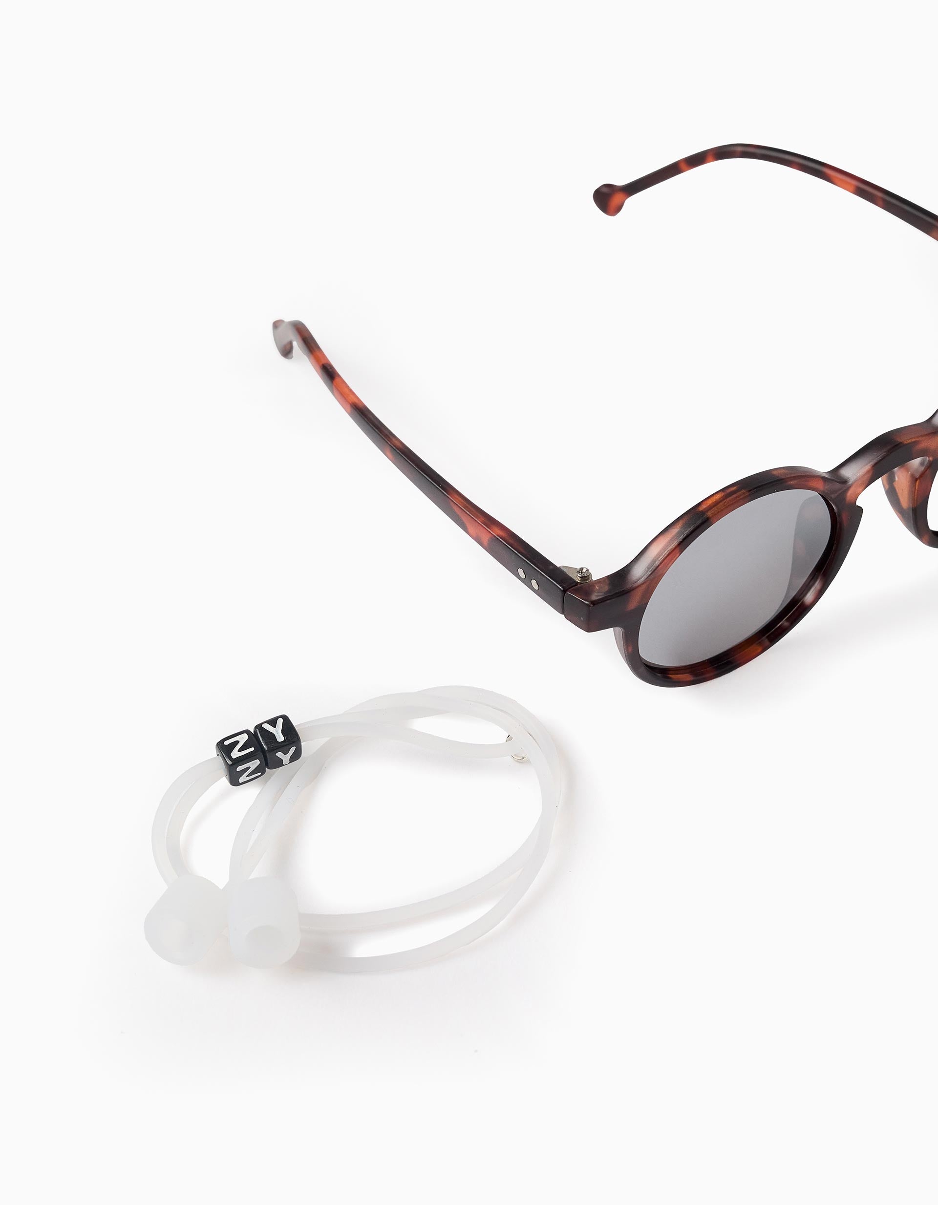 Round UV Level 3 Sunglasses for Children 5-10Y, Brown