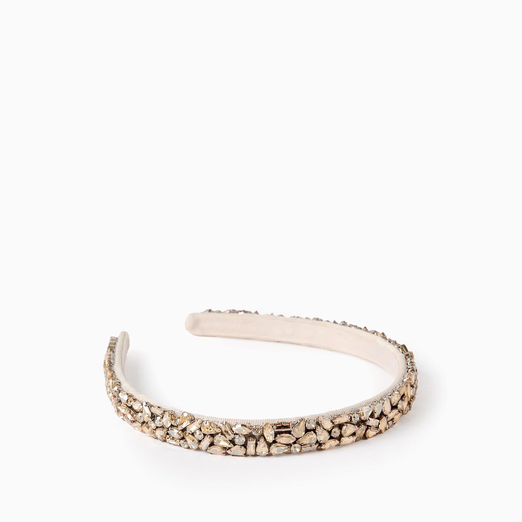Headband with Multicolour Sparkles for Girls, Gold