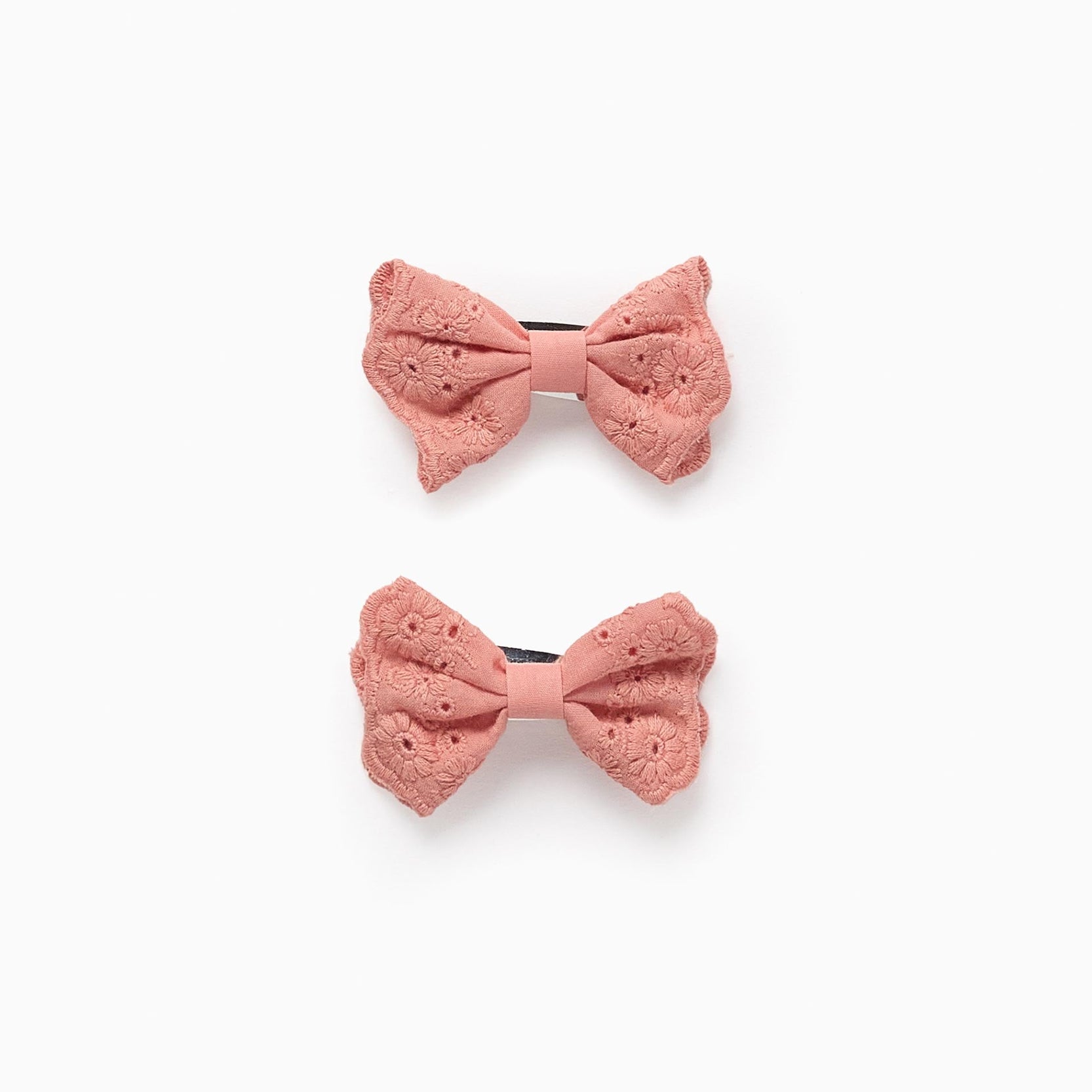 HAIR CLIPS COTTON, PINK, ÚNICO-HAIR ACCESSORY -KID GIRL