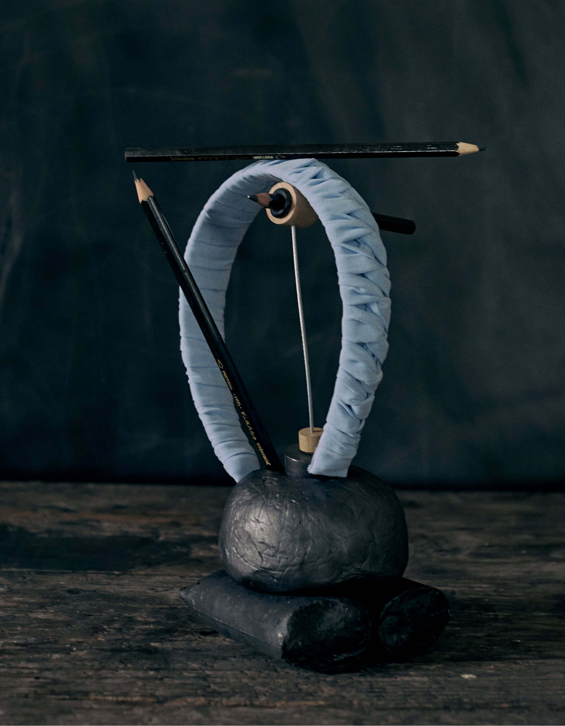 Braided Fabric Headband for Baby and Girls, Light Blue