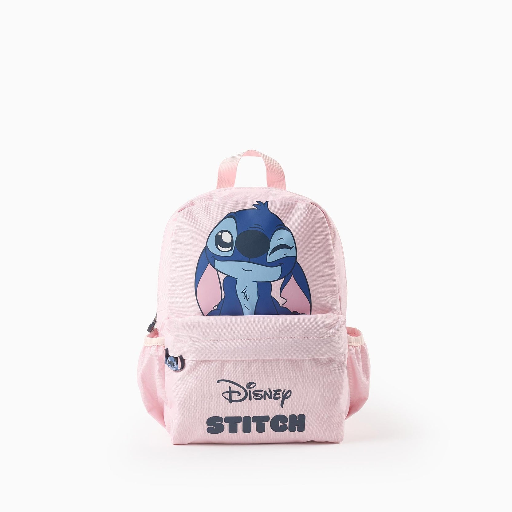 Backpack with Side Pockets for Babies and Girls 'Stitch' , Pink