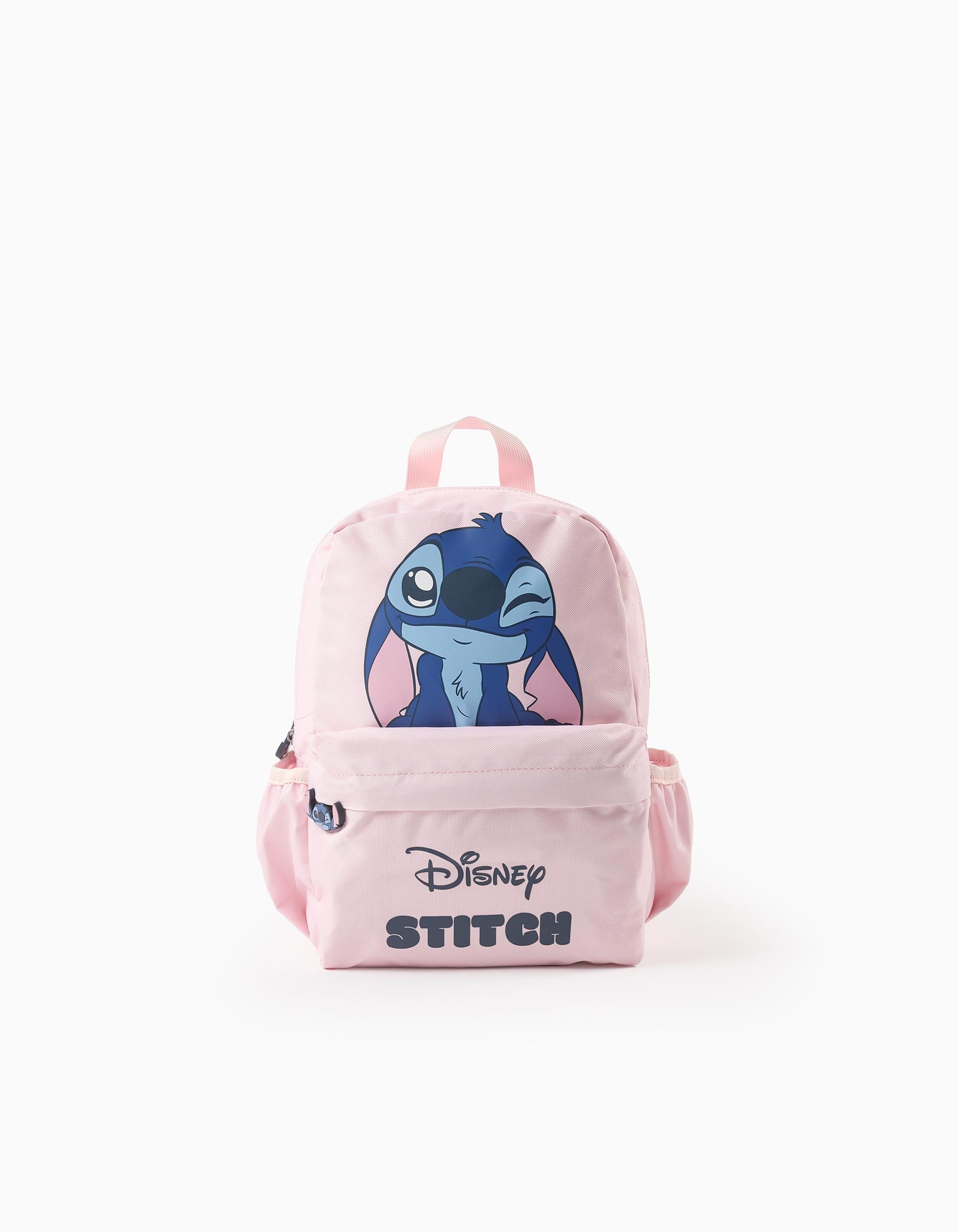 Backpack with Side Pockets for Babies and Girls 'Stitch' , Pink